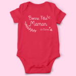 body bebe bonne fete maman je taime fille rouge