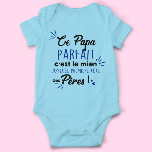 body bebe joyeuse premiere fete des peres bleu clair e1769589352649