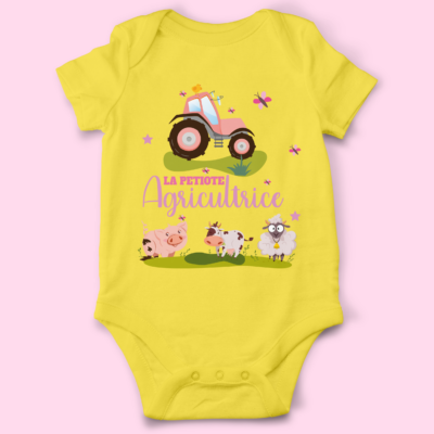 Body bébé "La Petiote Agricultrice"