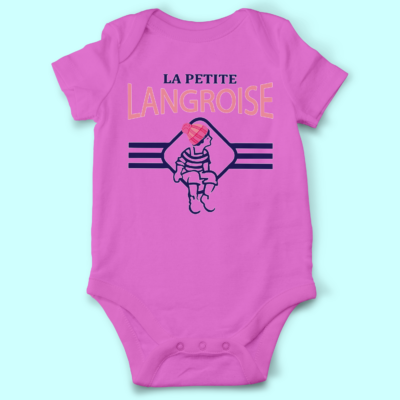 Body bébé "La Petite Langroise"
