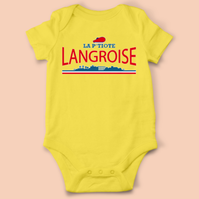 Body bébé "La P'tiote Langroise"