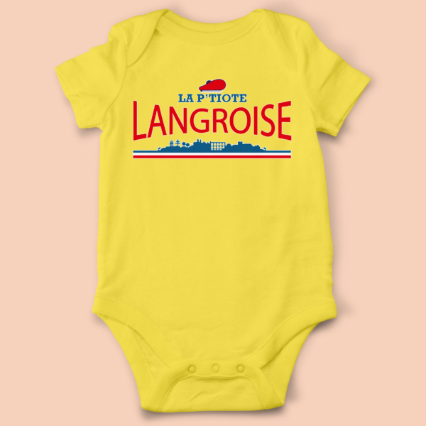 Body bébé "La P'tiote Langroise" 2 Body bébé "La P'tiote Langroise"