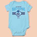 Body bébé "Le Petit Haut-Marnais" 7 body bebe le petit haut marnais bleu clair