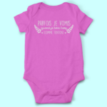 body bebe parfois je vomis quand je bois trop comme tonton rose fushia