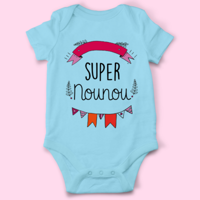 Body bébé "Super Nounou"