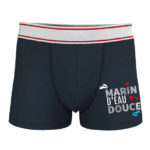 boxer marin deau douce bleu marine