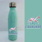 gourde cavaliere bleu