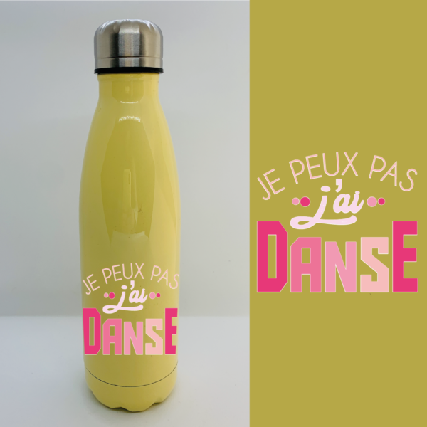 Bouteille Isotherme "Je Peux Pas J'ai Danse" 5 Bouteille Isotherme "Je Peux Pas J'ai Danse" – Image 3