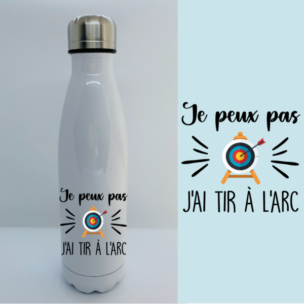 Bouteille Isotherme "Je Peux Pas J'ai Tir À L'arc" 5 Bouteille Isotherme "Je Peux Pas J'ai Tir À L'arc" – Image 3