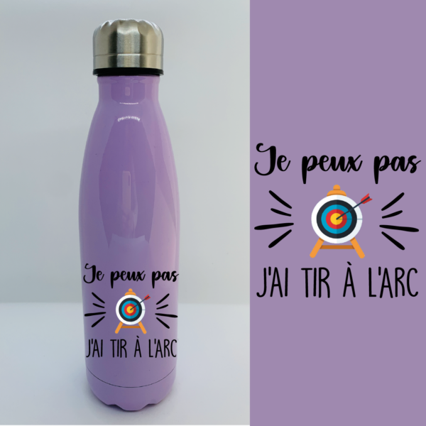 gourde je peux pas jai tir a larc violet e1768228113273