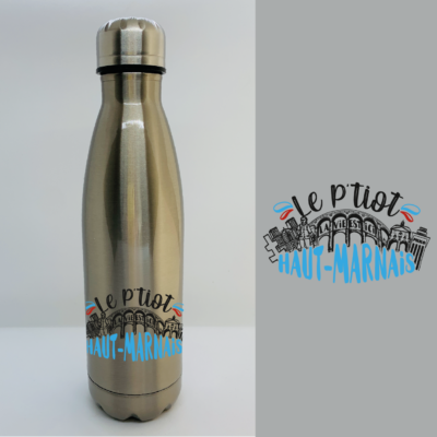 Bouteille Isotherme "Le P'tiot Haut-Marnais"