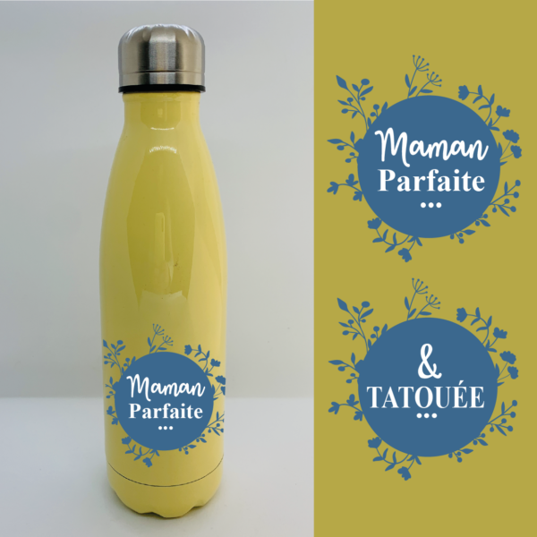 Bouteille Isotherme "Maman Parfaite & Tatouée" 5 Bouteille Isotherme "Maman Parfaite & Tatouée" – Image 3