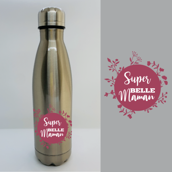 Bouteille Isotherme "Super Belle Maman" 4 Bouteille Isotherme "Super Belle Maman" – Image 2