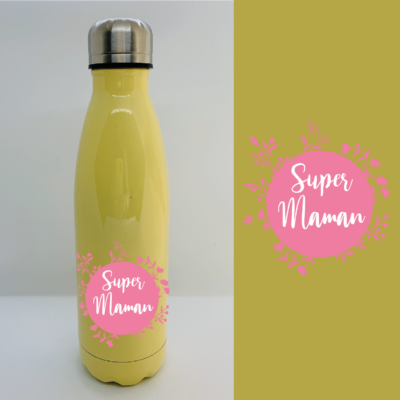 Bouteille Isotherme "Super Maman"
