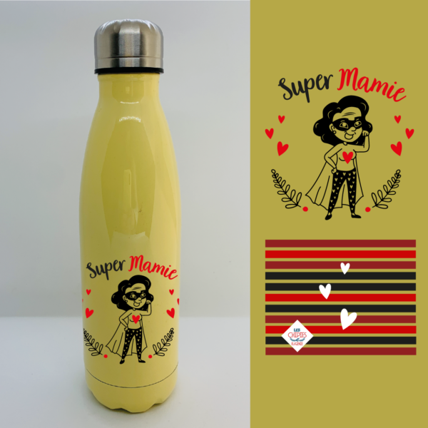 Bouteille Isotherme "Super Mamie" 5 Bouteille Isotherme "Super Mamie" – Image 3