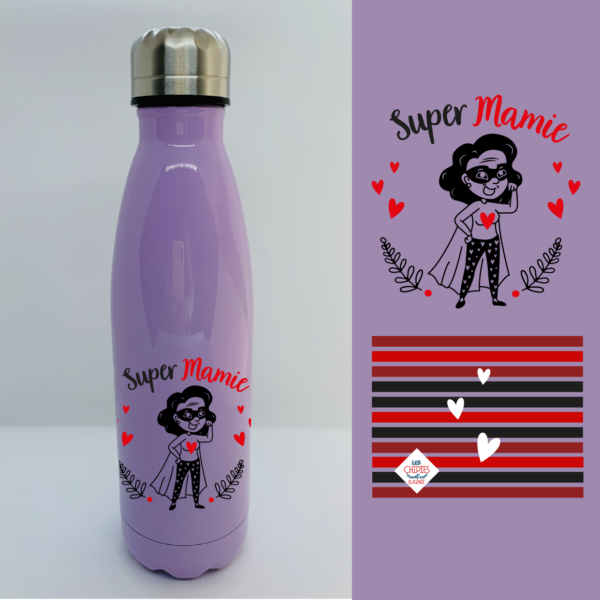 Bouteille Isotherme "Super Mamie" 7 Bouteille Isotherme "Super Mamie" – Image 5