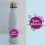 gourde super marraine blanc 1