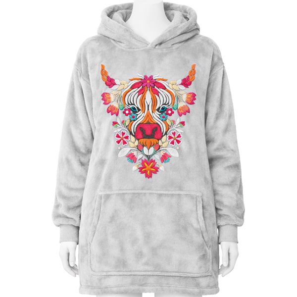 pilou pilou vache gris