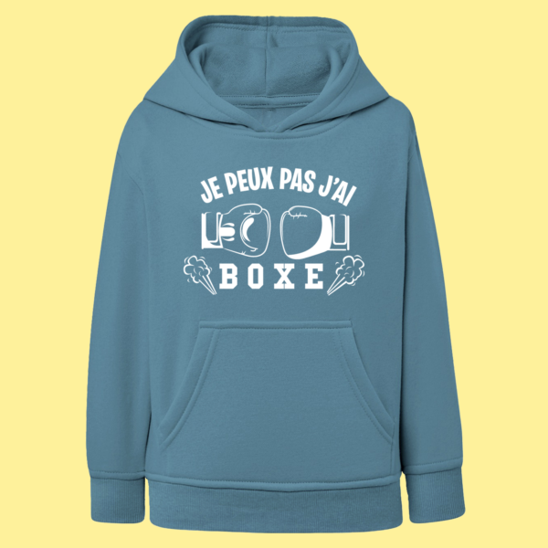 Sweat Enfant "Je Peux Pas J'ai Boxe" 8 Sweat Enfant "Je Peux Pas J'ai Boxe" – Image 6