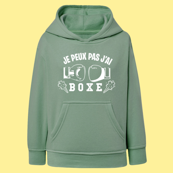 Sweat Enfant "Je Peux Pas J'ai Boxe" 7 Sweat Enfant "Je Peux Pas J'ai Boxe" – Image 5