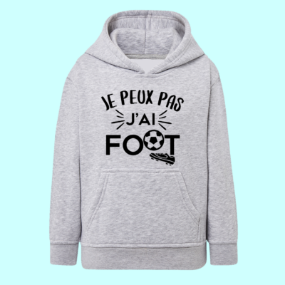 Sweat Enfant "Je Peux Pas J'ai Foot"