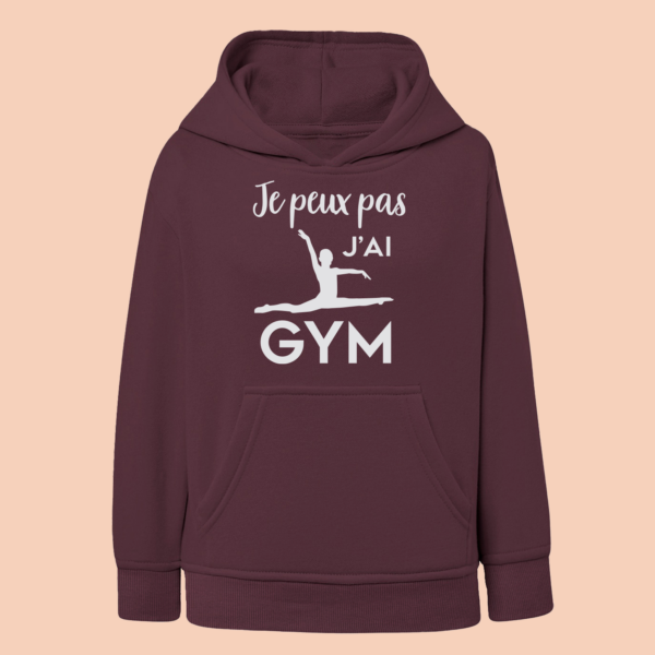 Sweat Enfant "Je Peux Pas J'ai Gym" (grand écart) 10 Sweat Enfant "Je Peux Pas J'ai Gym" (grand écart) – Image 8