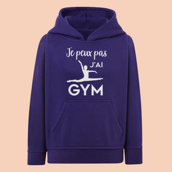 Sweat Enfant "Je Peux Pas J'ai Gym" (grand écart) 9 Sweat Enfant "Je Peux Pas J'ai Gym" (grand écart) – Image 7