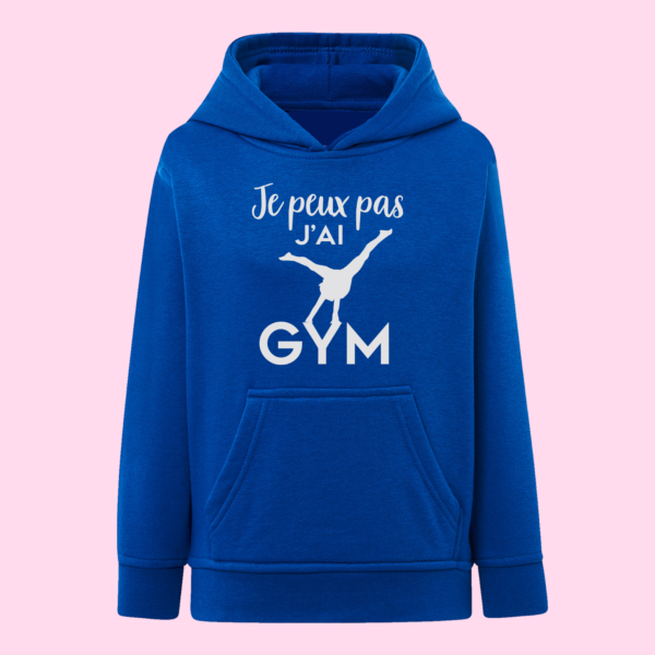 Sweat Enfant "Je Peux Pas J'ai Gym" (poutre) 8 Sweat Enfant "Je Peux Pas J'ai Gym" (poutre) – Image 6