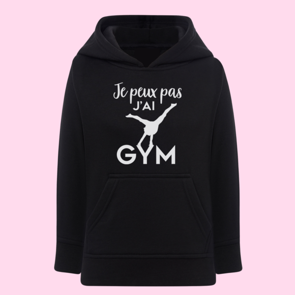 Sweat Enfant "Je Peux Pas J'ai Gym" (poutre) 11 Sweat Enfant "Je Peux Pas J'ai Gym" (poutre) – Image 9