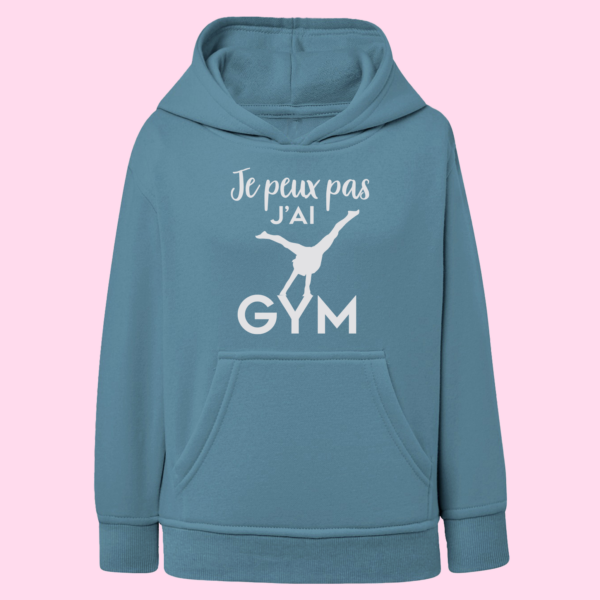 Sweat Enfant "Je Peux Pas J'ai Gym" (poutre) 7 Sweat Enfant "Je Peux Pas J'ai Gym" (poutre) – Image 5