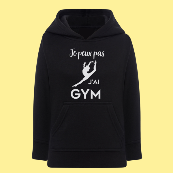 Sweat Enfant "Je Peux Pas J'ai Gym" (saut) 11 Sweat Enfant "Je Peux Pas J'ai Gym" (saut) – Image 9