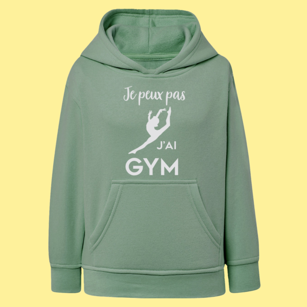 Sweat Enfant "Je Peux Pas J'ai Gym" (saut) 7 Sweat Enfant "Je Peux Pas J'ai Gym" (saut) – Image 5