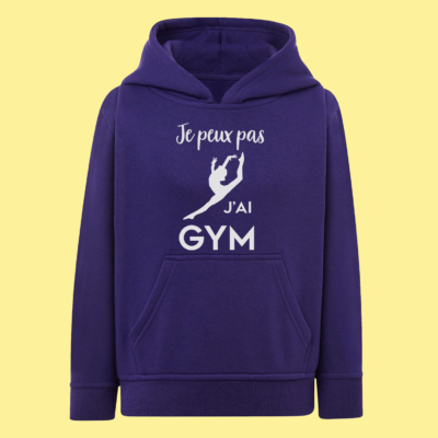 Sweat Enfant "Je Peux Pas J'ai Gym" (saut)