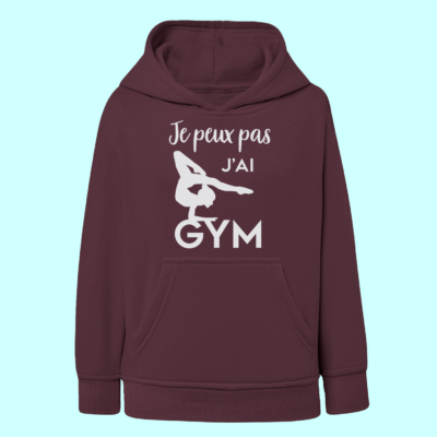 Sweat Enfant "Je Peux Pas J'ai Gym" (sol)