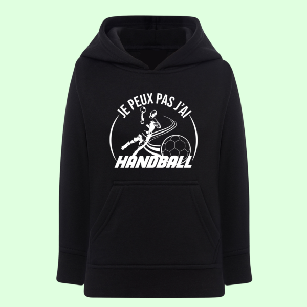 sweat enfant je peux pas jai handball noir e1769068958451