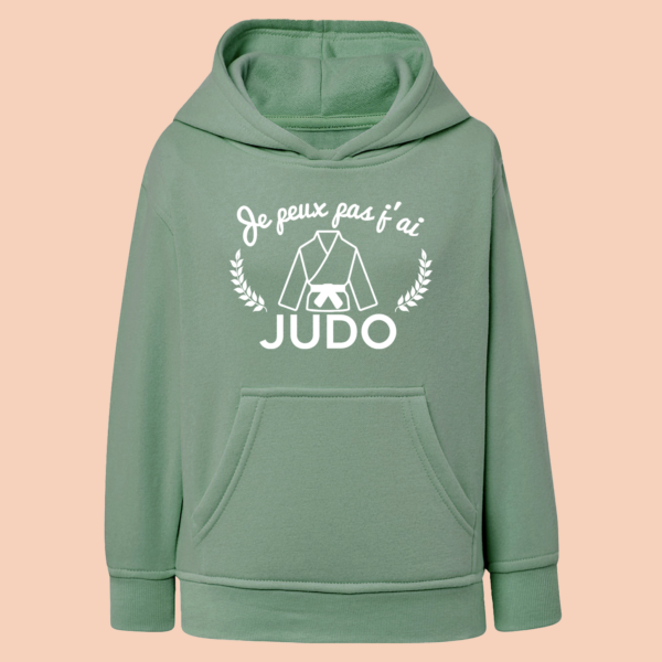 Sweat Enfant "Je Peux Pas J'ai Judo"