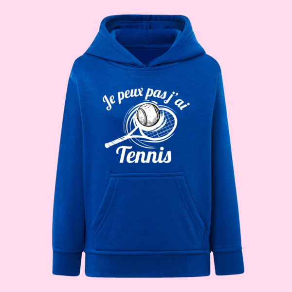 Sweat Enfant "Je Peux Pas J'ai Tennis" 8 Sweat Enfant "Je Peux Pas J'ai Tennis" – Image 6