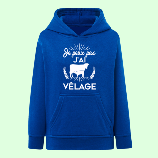 Sweat Enfant "Je Peux Pas J'ai Vêlage"