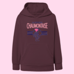 sweat enfant la petite chaumontaise bordeaux