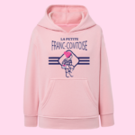 sweat enfant la petite franc comtoise rose clair