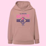 sweat enfant la petite haut marnaise vieux rose