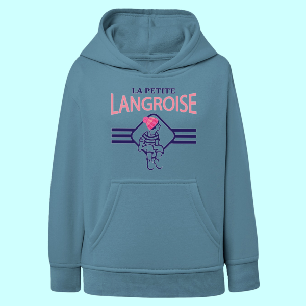 sweat enfant la petite langroise vieux bleu e1768483825213