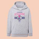 sweat enfant la petite vosgienne bonhomme gris chine
