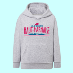 sweat enfant la ptiote haut marnaise beret gris chine