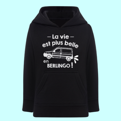 Sweat Enfant "La Vie Est Plus Belle En Berlingo"