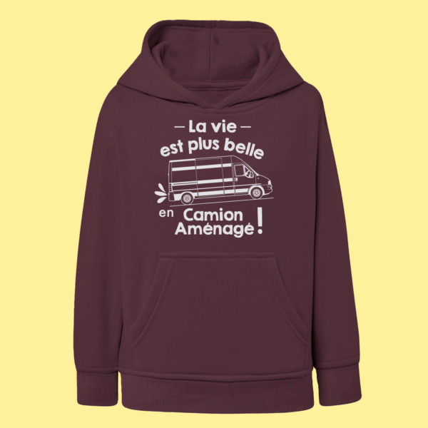 Sweat Enfant "La Vie Est Plus Belle En Camion Aménagé" 10 Sweat Enfant "La Vie Est Plus Belle En Camion Aménagé" – Image 8