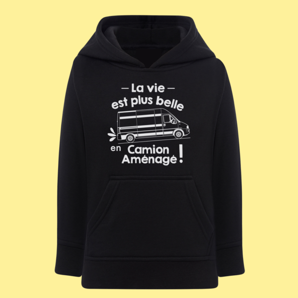 Sweat Enfant "La Vie Est Plus Belle En Camion Aménagé" 11 Sweat Enfant "La Vie Est Plus Belle En Camion Aménagé" – Image 9
