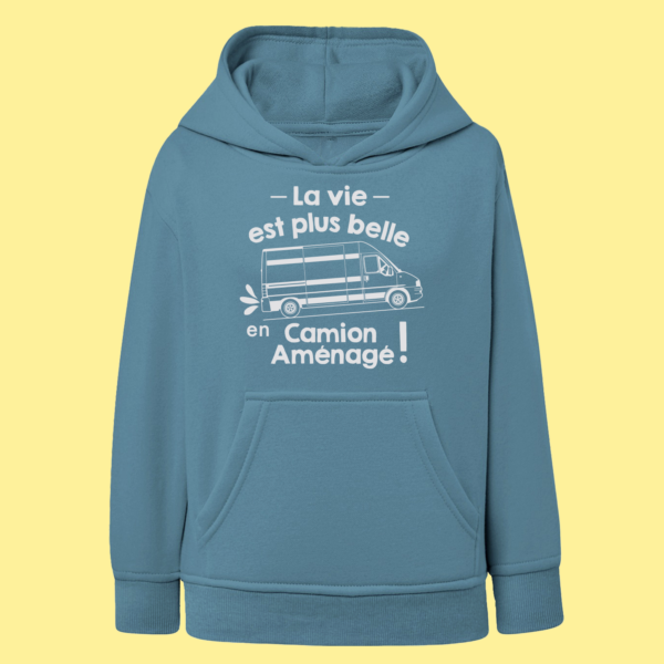 Sweat Enfant "La Vie Est Plus Belle En Camion Aménagé" 7 Sweat Enfant "La Vie Est Plus Belle En Camion Aménagé" – Image 5