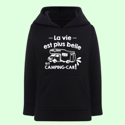 Sweat Enfant "La Vie Est Plus Belle En Camping-Car"