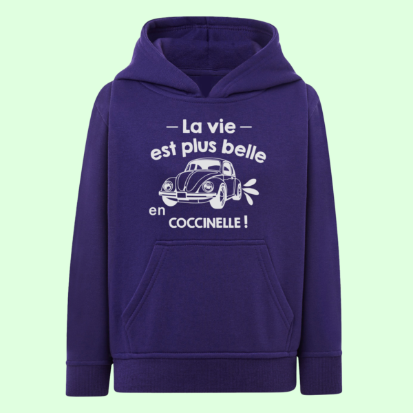 Sweat Enfant "La Vie Est Plus Belle En Coccinelle" 9 Sweat Enfant "La Vie Est Plus Belle En Coccinelle" – Image 7